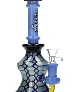 Glass Bong – Green Alien Bubbler (17cm)
