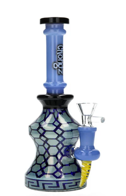 Glass Bong – Green Alien Bubbler (17cm)