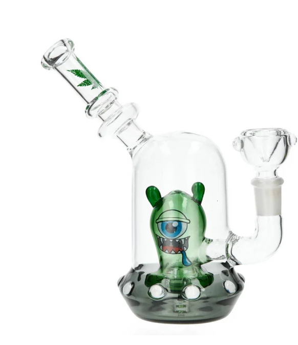 Glass Bong – Ice Bob Alien Green (35cm)